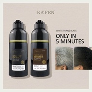 KAFEN Hair Color Dye 200ml (BLACK/BROWN)