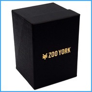 ☾ ◺ ◧ Zoo York Black Leather Analog Watch ZY-1748-SIL