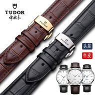 Tudor Strap Genuine Leather Original Men Women Junyu Ocean Prince Princess Butterfly Buckle Tudor Wa