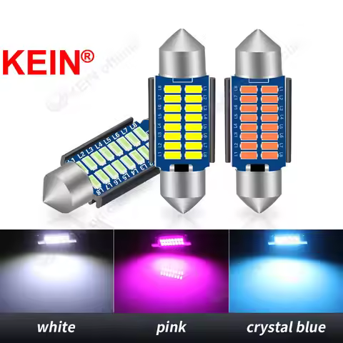 KEIN 2PCS Festoon Led Bulb SV8.5 C5W Trunk C10W Door 28 31 36 39 41 MM Car Light Interior Reading Do