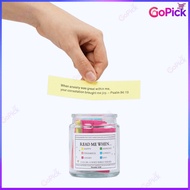 Bible Verse Jar Read Me When Colorful Paper Christian Cards Color Coded Bible Verses in a Jar