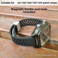 18mm Watch Strap Compatible with A158 A168 A159 A169W Small Square Accessories
