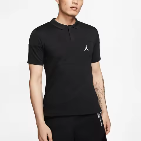 Nike genuine JORDAN men's classic embroidered logo breathable polo shirt CJ4705-010