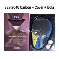 Bet Jadi Friendship 729 2040 Carbon FL Free Cover + Bola Bad Pingpong Tenis Meja Murah Promo Diskon Adha Sport