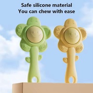 Sunflower Gum Rings The Bell Baby Toys 0-1 Year Old Frog Education Newborn Sand Head Up Hand E7V4