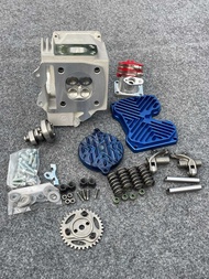 ฝาสูบสร้าง125/4วาล์วทรงสปาร์ค135ขนาดวาว19-22มิลใส่ลูก57-59ใส่125iปลาวาฬ/msx-125iไฟเลี้ยวบังลมและ125ค