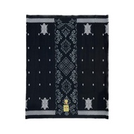 Sarung Hitam Polos Merk HDS Motif Wadimor Bali / Sarung Polos Hitam Pria Dewasa / Sarung Polos Hitam