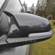 台灣現貨BMW 1234系M2 F30 F32 M改裝M3碳纖紋後照鏡殼牛角AN款罩蓋