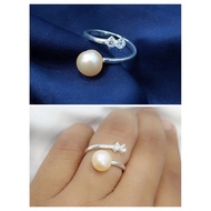 925 silver ring, genuine Lombok freshwater pearls, certified genuine silver accessories, pure silver