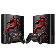 New style Red dragon GAME ACCESSORIES Vinyl Decals Sticker For Xbox 360 E Game Console And Controller Skin TN-Xbox360E-0226 new design