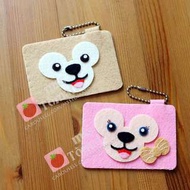 DISNEY DUFFY熊 SHELLIE MAY 不織布卡片套 八達通套連匙扣 免剪材料包 DIY *包郵