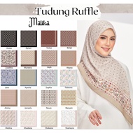 [NEW ARRIVAL] Tudung Ruffle Malika/ Bawal Cotton Printed/ Bawal Bidang 45/ Tudung Bawal Corak