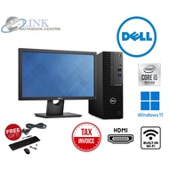 ( Tax E-Invoice / Win 11 Pro )( DELL i5 10th Gen PC Set Refurbished )OPTIPLEX 3080 SFF / 8GB DDR4 / 