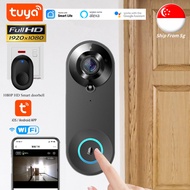 Tuya Smart Video Doorbell Camera 1080P Video Intercom Wireless WiFi Two-Way Audio Works With Alexa Echo Show Google Home