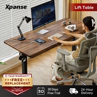 Xpanse 18MM Electric Office Study Table Meja Belajar Gaming Adjustable Computer Table With Curved Ed