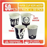 Paper Coffee Cup Coffee Cup MOTIF 8 OZ 6,5 OZ 8 OZ 6.5 OZ Cafe Coffee Paper Cup