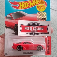 hot wheels hotwheels 95 mazda rx-7 rx7 merah fist edition red edition kmart k-mart akta US Card FS F
