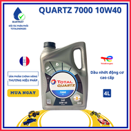 Dầu nhớt động cơ ô tô TOTAL QUARTZ 7000 10W40 API SN/CF - 4 Lít