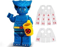 LEGO Marvel Series 2 Minifigure: Beast Minifigure Calendar Man Capes - Superheroes 71039