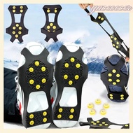 YACEOOCER Ice Claw, Anti-Slip 10 Teeth Ice Gripper Spike,  Spike Universal Spike Grips Cleats For Sh
