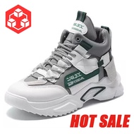 2025 New White Korean Shoes for Men on Medium Cut Shoes Sneakers for Men Rubber Men Shoes