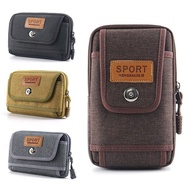 Mobile Phone Bag Men Wear Belt Vertical Tactical Waist Bag Horizontal Phone Case Waterproof Belt Bag