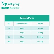 △✖Offspring Fashion Diaper Pants 7-pack Bundle (Design: Forestia) - superior absorbency ultra soft, day &amp; night pants wi