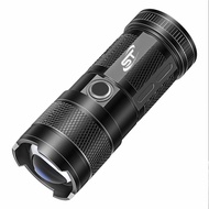 Senter Led ZOOM 5 Mode + COB 3 Warna 4 mode Super Terang High Quality Rechargeable - S86