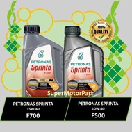 PETRONAS SPRINTA F700 15w50 / F500 10w40 / F100 SAE40 4T GUARANTEE ORIGINAL