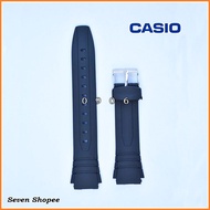 Casio W Rubber Watch Strap - @ 800h Casio W800h Bonus Pen