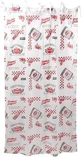 Keystone IN054162 American Retro Curtain Tomato, W 43.3 x L 70.9 inches (110 x 180 cm)