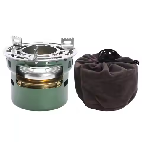 Camping Gear and Accessories Alcohol Stove Metal Stable Ultralight Compact Alcohol Burner,Portable A