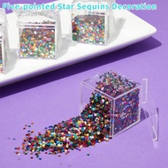 Star Manicure Sequins Five-pointed Star Sequins Decoration Party Wedding Decoration Table Confetti