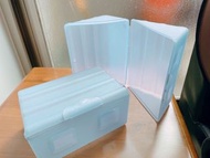 特百惠Tupperware 藍色萬用方盒（兩個