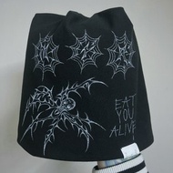 MrR骷顱蜘蛛cybersigilism賽博符印主義圖騰手繪毛帽堆堆帽