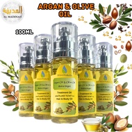 B&amp;a Argan Oil+Olive Oil For Hair &amp; Skin | B&amp;a Olive Oil For Hair And Skin 100ml