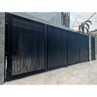 fully aluminium gate with motor system autogate