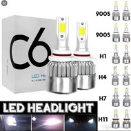 Zein Car Led Headlight 1 pcs Headlight C6 H1 H4 H7 H11 9005