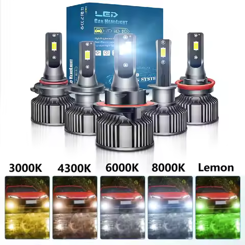 H19 LED Headlight Bulb H7 H11 H4 9005 9006 H11B H13 PSX24W PSX26W Car Light 4300K 6000K 12V 50W 9007