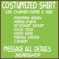 JASNEL Names on shirt BOSS BABY SOLO/FAMILY BIRTHDAY SHIRT(message us) bossbaby familyshirt