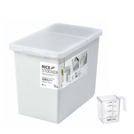 ASVEL - ASVEL 12公斤密封米箱-白色 (7514-W) 米容器