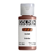 Golden Fluid Acrylics Paint, 1oz - Azo Gold