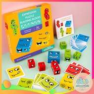 Expression Puzzle Building Blocks. Face Change Rubik's Cube