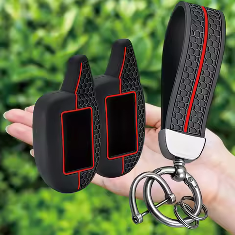 New Fashion M7/M8/M9 Silicone Key Case for Scher-khan Magicar 7/8/9/10/11/12 101 LCD Two Way Car Ala