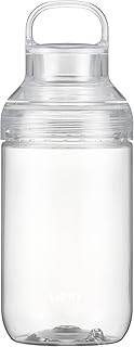 OSK LIPPY BC-700 Water Bottle, 23.7 fl oz (700 ml), Clear, Made in Japan, Easy to Clean, Handle and 