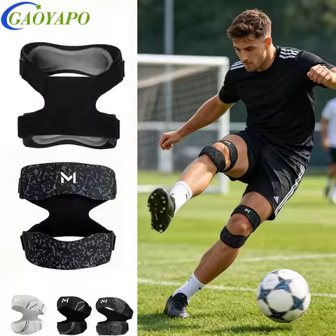 GAOYAPO 1PCS Adjustable Patella Knee Strap for Pain Relief – Dual Silicone Pads for Running,Basketba