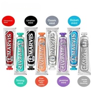 Marvis Toothpaste Classic Strong Mint, Gum Care & Teeth Whitening Fights Stains, Fresh Breath For St