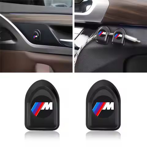 Car Logo Mini Hook Interior Accessories Self Adhesive Storage Hook For BMW M Performance E46 E39 E90