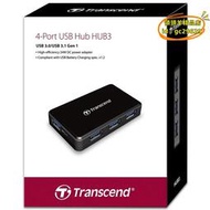 【樂淘】Transcend HUB3 創見4埠集線器 高速USB3.1/3.0擴展塢 TS-HUB3K