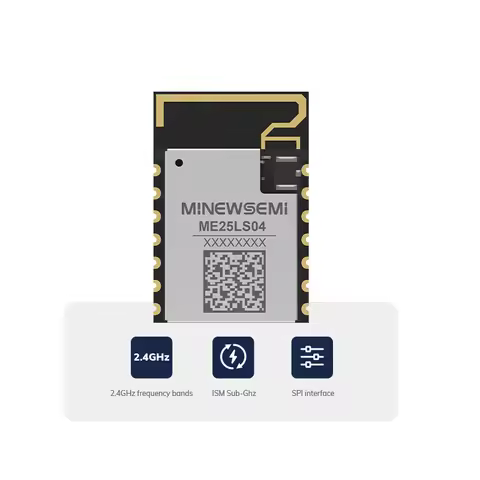 ME25LS04 Semtech LR1121 ISM Sub-GHz 2.4 GHz S-Band RF SPI 4KM Lora Remote Control Transmitter Receiv